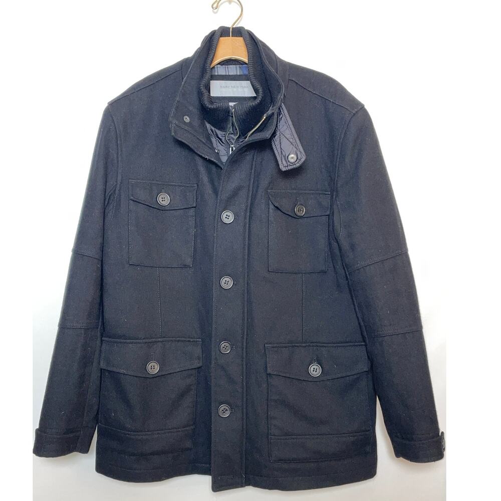 Andrew Marc New York Men's Wool Blend‎ Coat - Size L - Excellent Quality